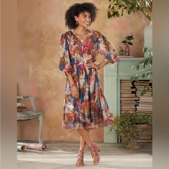 sundance midi dress NWT Sundance Poppy Denim Midi Dress Women's